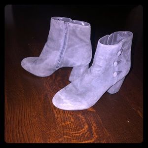 Size 5 1/2 Suede Grey Booties